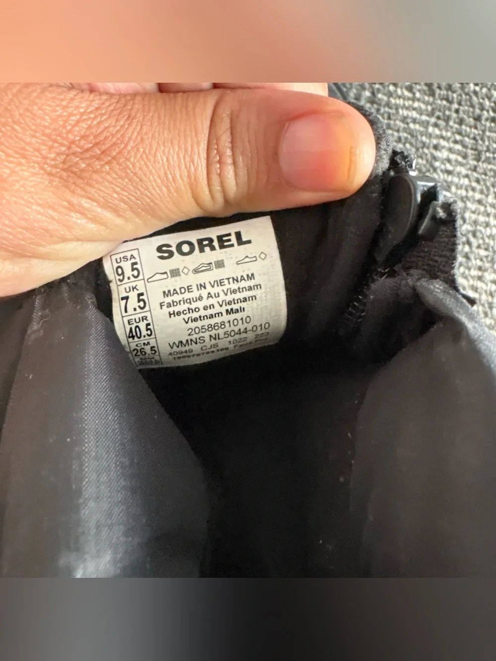 Sorel Women's Kinetic Impact Puffy Zip WP Boots Size 9.5 Outdoor Gorpcore